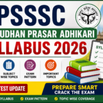 UPSSSC Pashudhan Prasar Adhikari Syllabus 2026 and Exam Pattern