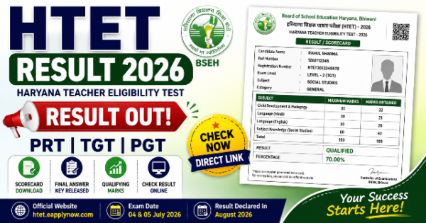 HTET Result 2026